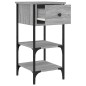 vidaXL Nachttische 2 Stk. Grau Sonoma 34x36x70 cm Holzwerkstoff vidaXL Nachttische 2 Stk. Grau Sonoma 34x36x70 cm Holzwerkstoff