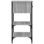 vidaXL Nachttische 2 Stk. Grau Sonoma 34x36x70 cm Holzwerkstoff vidaXL Nachttische 2 Stk. Grau Sonoma 34x36x70 cm Holzwerkstoff