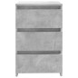 vidaXL Nachttische 2 Stk. Betongrau 40x35x62,5 cm Holzwerkstoff vidaXL Nachttische 2 Stk. Betongrau 40x35x62,5 cm Holzwerkstoff