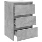 vidaXL Nachttische 2 Stk. Betongrau 40x35x62,5 cm Holzwerkstoff vidaXL Nachttische 2 Stk. Betongrau 40x35x62,5 cm Holzwerkstoff