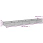 vidaXL Hochbeet 482x100x36 cm Cortenstahl vidaXL Hochbeet 482x100x36 cm Cortenstahl