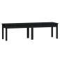 vidaXL Gartenbank 2-Sitzer Schwarz 159,5x44x45 cm Massivholz Kiefer vidaXL Gartenbank 2-Sitzer Schwarz 159,5x44x45 cm Massivholz Kiefer