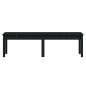 vidaXL Gartenbank 2-Sitzer Schwarz 159,5x44x45 cm Massivholz Kiefer vidaXL Gartenbank 2-Sitzer Schwarz 159,5x44x45 cm Massivholz Kiefer