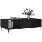 vidaXL Couchtisch Schwarz 104x60x35 cm Holzwerkstoff vidaXL Couchtisch Schwarz 104x60x35 cm Holzwerkstoff