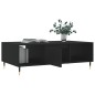 vidaXL Couchtisch Schwarz 104x60x35 cm Holzwerkstoff vidaXL Couchtisch Schwarz 104x60x35 cm Holzwerkstoff
