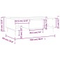 vidaXL Couchtisch Schwarz 104x60x35 cm Holzwerkstoff vidaXL Couchtisch Schwarz 104x60x35 cm Holzwerkstoff