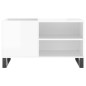 vidaXL Plattenschrank Hochglanz-Weiß 85x38x48 cm Holzwerkstoff vidaXL Plattenschrank Hochglanz-Weiß 85x38x48 cm Holzwerkstoff