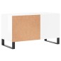vidaXL Plattenschrank Hochglanz-Weiß 85x38x48 cm Holzwerkstoff vidaXL Plattenschrank Hochglanz-Weiß 85x38x48 cm Holzwerkstoff