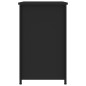 vidaXL Nachttische 2 Stk. Schwarz 40x36x60 cm Holzwerkstoff vidaXL Nachttische 2 Stk. Schwarz 40x36x60 cm Holzwerkstoff