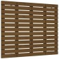 vidaXL Wand-Kopfteil Honigbraun 146x3x91,5 cm Massivholz Kiefer