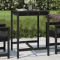 vidaXL Gartentisch Schwarz 82,5x82,5x110 cm Massivholz Kiefer vidaXL Gartentisch Schwarz 82,5x82,5x110 cm Massivholz Kiefer