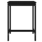 vidaXL Gartentisch Schwarz 82,5x82,5x110 cm Massivholz Kiefer vidaXL Gartentisch Schwarz 82,5x82,5x110 cm Massivholz Kiefer