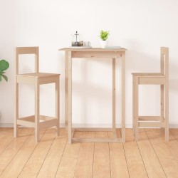 vidaXL Barhocker 2 Stk. 40x41,5x112 cm Massivholz Kiefer