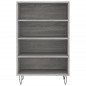 vidaXL Highboard Grau Sonoma 57x35x90 cm Holzwerkstoff vidaXL Highboard Grau Sonoma 57x35x90 cm Holzwerkstoff