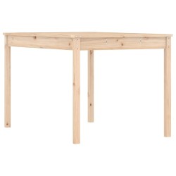 vidaXL Gartentisch 121x82,5x76 cm Massivholz Kiefer