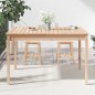 vidaXL Gartentisch 121x82,5x76 cm Massivholz Kiefer vidaXL Gartentisch 121x82,5x76 cm Massivholz Kiefer