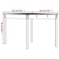 vidaXL Gartentisch 121x82,5x76 cm Massivholz Kiefer vidaXL Gartentisch 121x82,5x76 cm Massivholz Kiefer