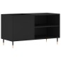 vidaXL Plattenschrank Schwarz 85x38x48 cm Holzwerkstoff vidaXL Plattenschrank Schwarz 85x38x48 cm Holzwerkstoff