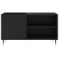 vidaXL Plattenschrank Schwarz 85x38x48 cm Holzwerkstoff vidaXL Plattenschrank Schwarz 85x38x48 cm Holzwerkstoff