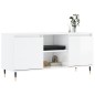 vidaXL TV-Schrank Hochglanz-Weiß 104x35x50 cm Holzwerkstoff vidaXL TV-Schrank Hochglanz-Weiß 104x35x50 cm Holzwerkstoff