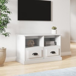 vidaXL TV-Schrank Weiß 80x35x50 cm Holzwerkstoff