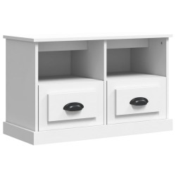 vidaXL TV-Schrank Weiß 80x35x50 cm Holzwerkstoff