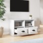 vidaXL TV-Schrank Weiß 80x35x50 cm Holzwerkstoff vidaXL TV-Schrank Weiß 80x35x50 cm Holzwerkstoff