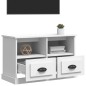 vidaXL TV-Schrank Weiß 80x35x50 cm Holzwerkstoff vidaXL TV-Schrank Weiß 80x35x50 cm Holzwerkstoff