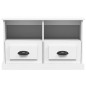 vidaXL TV-Schrank Weiß 80x35x50 cm Holzwerkstoff vidaXL TV-Schrank Weiß 80x35x50 cm Holzwerkstoff