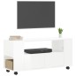 vidaXL TV-Schrank Hochglanz-Weiß 102x34,5x43 cm Holzwerkstoff vidaXL TV-Schrank Hochglanz-Weiß 102x34,5x43 cm Holzwerkstoff