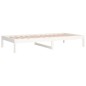 vidaXL Tagesbett Weiß 80x200 cm Massivholz Kiefer vidaXL Tagesbett Weiß 80x200 cm Massivholz Kiefer