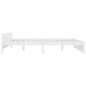 vidaXL Massivholzbett Weiß 140x190 cm vidaXL Massivholzbett Weiß 140x190 cm