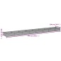 vidaXL Hochbeet 770x100x36 cm Cortenstahl vidaXL Hochbeet 770x100x36 cm Cortenstahl