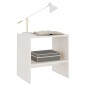 vidaXL Nachttische 2 Stk. Weiß 40x30,5x40 cm Kiefer Massivholz vidaXL Nachttische 2 Stk. Weiß 40x30,5x40 cm Kiefer Massivholz