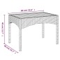 3-tlg. Garten-Lounge-Set mit Kissen Schwarz Poly Rattan 3-tlg. Garten-Lounge-Set mit Kissen Schwarz Poly Rattan