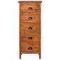 vidaXL Sideboard 45x35x110 cm Teak Massivholz vidaXL Sideboard 45x35x110 cm Teak Massivholz