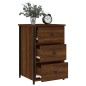 vidaXL Nachttisch Braun Eichen-Optik 40x36x60 cm Holzwerkstoff vidaXL Nachttisch Braun Eichen-Optik 40x36x60 cm Holzwerkstoff