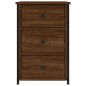 vidaXL Nachttisch Braun Eichen-Optik 40x36x60 cm Holzwerkstoff vidaXL Nachttisch Braun Eichen-Optik 40x36x60 cm Holzwerkstoff