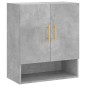 vidaXL Wandschrank Betongrau 60x31x70 cm Holzwerkstoff vidaXL Wandschrank Betongrau 60x31x70 cm Holzwerkstoff