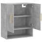 vidaXL Wandschrank Betongrau 60x31x70 cm Holzwerkstoff vidaXL Wandschrank Betongrau 60x31x70 cm Holzwerkstoff