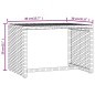 vidaXL Sonnenliegen 2 Stk. mit Tisch Schwarz Poly Rattan vidaXL Sonnenliegen 2 Stk. mit Tisch Schwarz Poly Rattan