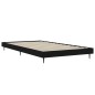 vidaXL Bettgestell Schwarz 100x200 cm Holzwerkstoff vidaXL Bettgestell Schwarz 100x200 cm Holzwerkstoff