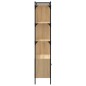 vidaXL Bücherregal mit Tür Sonoma-Eiche 76,5x30x154,5 cm Holzwerkstoff vidaXL Bücherregal mit Tür Sonoma-Eiche 76,5x30x154,5 cm Holzwerkstoff