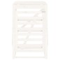 vidaXL Mülltonnenbox Weiß 84x90x128,5 cm Massivholz Kiefer vidaXL Mülltonnenbox Weiß 84x90x128,5 cm Massivholz Kiefer