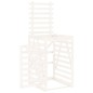 vidaXL Mülltonnenbox Weiß 84x90x128,5 cm Massivholz Kiefer vidaXL Mülltonnenbox Weiß 84x90x128,5 cm Massivholz Kiefer