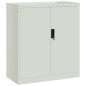 vidaXL Aktenschrank Hellgrau 79x40x90 cm Stahl vidaXL Aktenschrank Hellgrau 79x40x90 cm Stahl