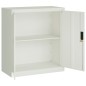 vidaXL Aktenschrank Hellgrau 79x40x90 cm Stahl vidaXL Aktenschrank Hellgrau 79x40x90 cm Stahl