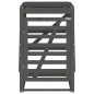 vidaXL Mülltonnenbox Grau 84x90x128,5 cm Massivholz Kiefer vidaXL Mülltonnenbox Grau 84x90x128,5 cm Massivholz Kiefer