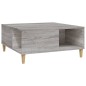 vidaXL Couchtisch Grau Sonoma 80x80x36,5 cm Holzwerkstoff vidaXL Couchtisch Grau Sonoma 80x80x36,5 cm Holzwerkstoff