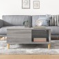 vidaXL Couchtisch Grau Sonoma 80x80x36,5 cm Holzwerkstoff vidaXL Couchtisch Grau Sonoma 80x80x36,5 cm Holzwerkstoff